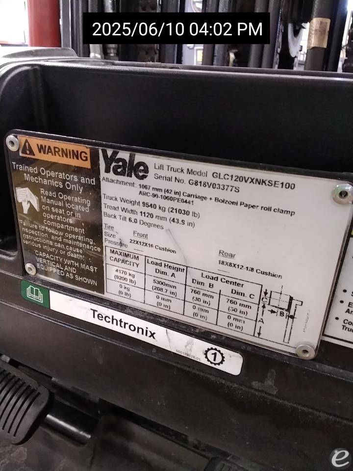 2018 Yale GC120VXPRS