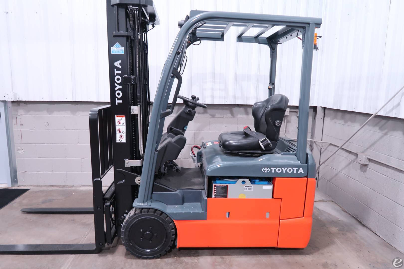 2017 Toyota 8FBE15U Electric Forklift - 123Forklift