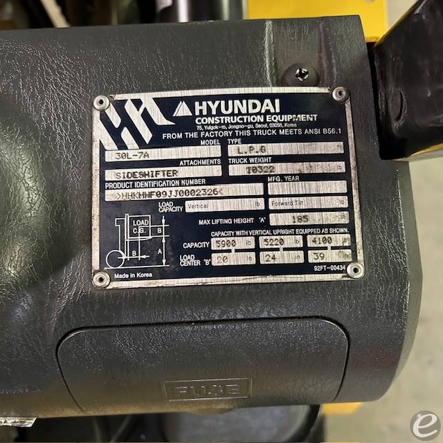 2018 Hyundai 30L-7A