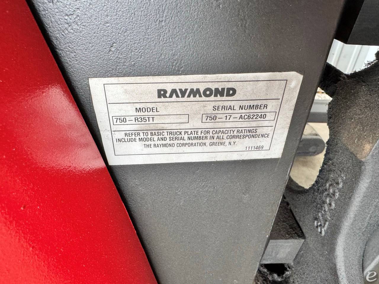 2017 Raymond 750-R35TT