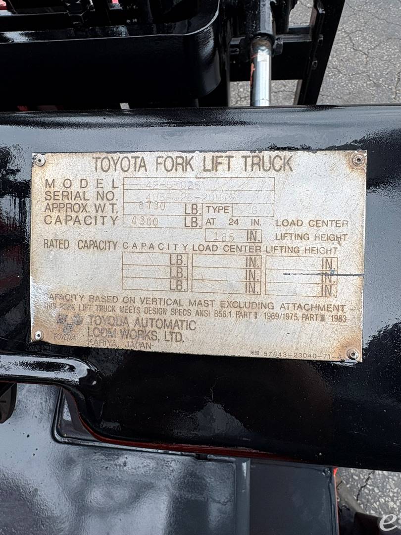 Toyota 42-5FG25