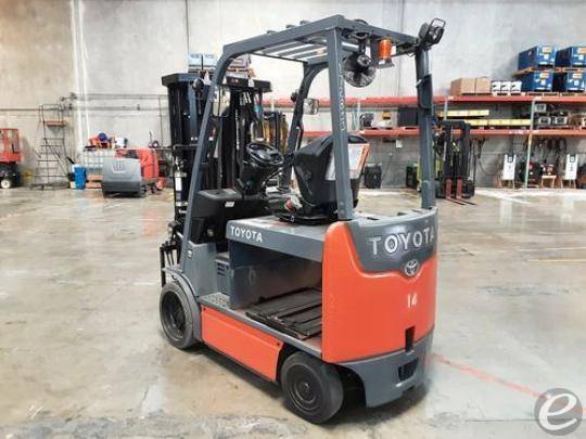 2017 Toyota 8FBCHU25 Electric Forklift - 123Forklift