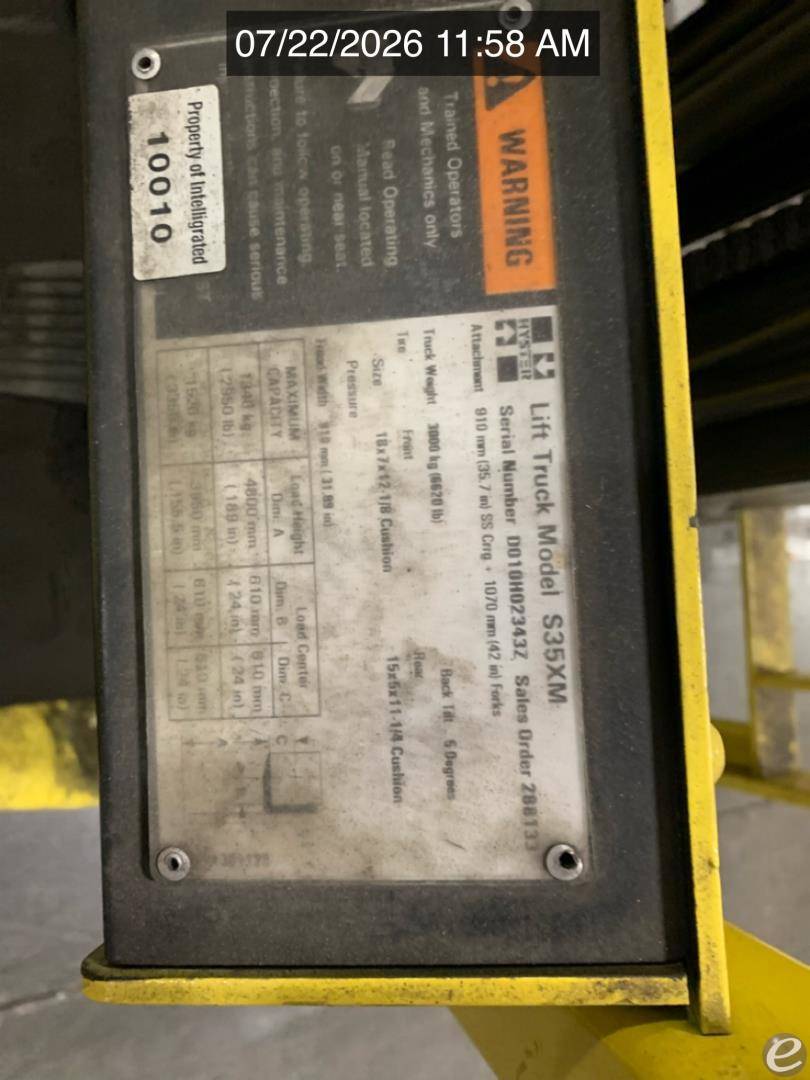 2002 Hyster S35XM
