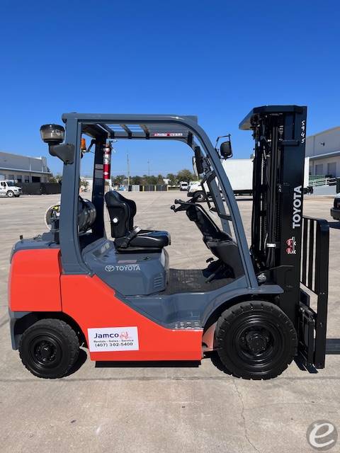 2019 Toyota 8FGU25 LP Gas Forklift