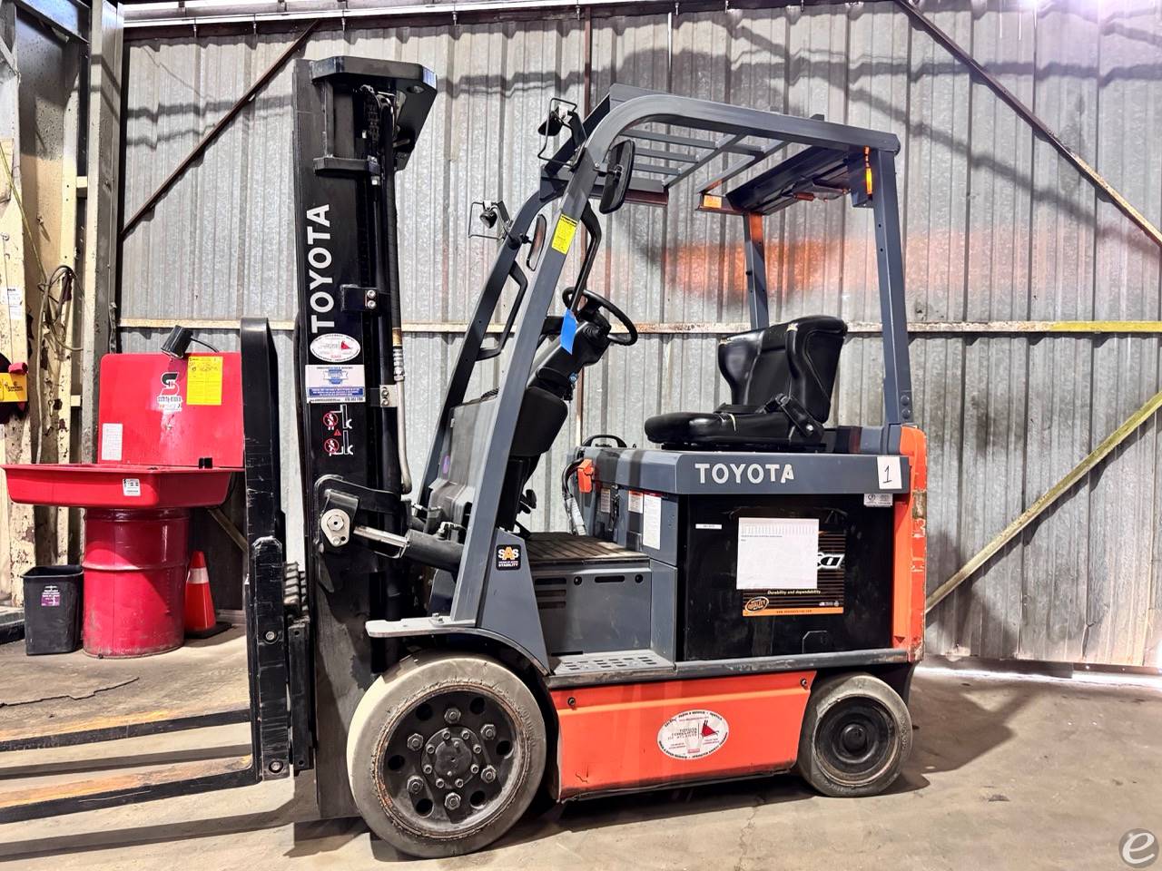 2018 Toyota 8FBCU25 Electric Forklift - 123Forklift