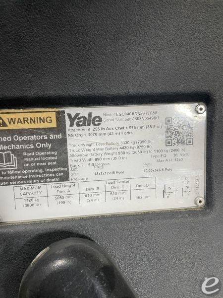 2020 Yale ESC040ADN36TE088
