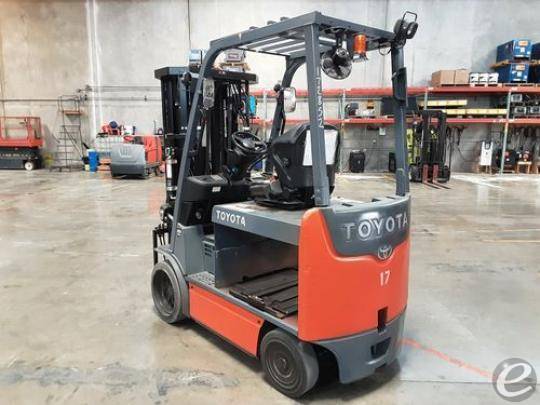 2017 Toyota 8FBCHU25 Electric Forklift - 123Forklift