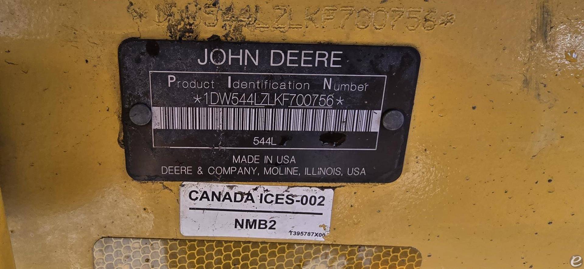 2019 John Deere 544L