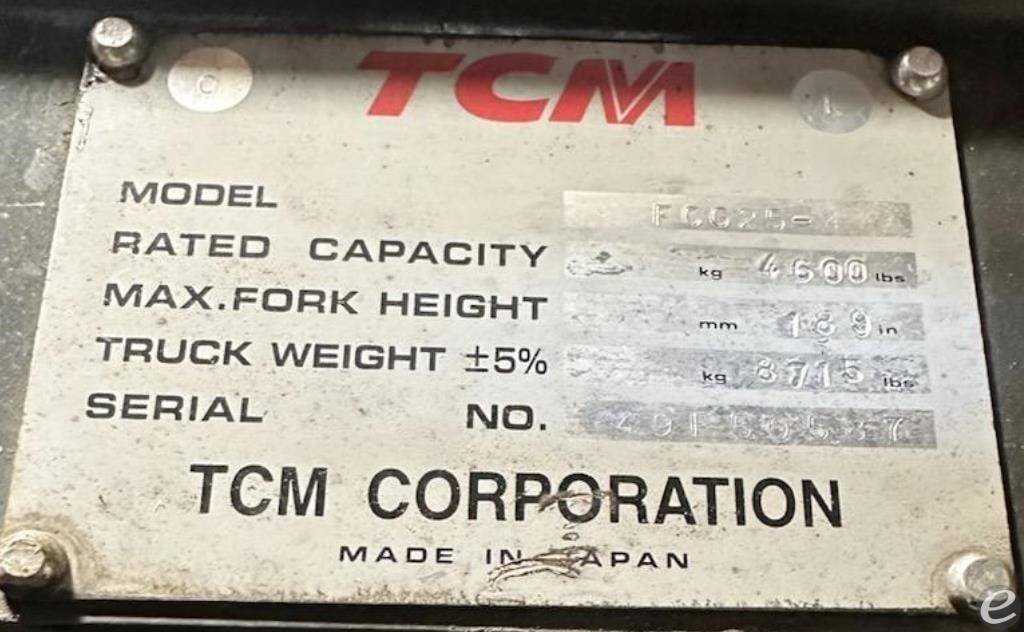 2013 TCM FCG25-4