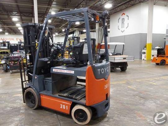 2017 Toyota 8FBCHU25 Electric Forklift - 123Forklift