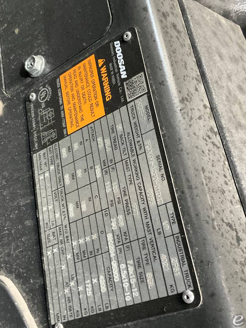 2022 Doosan G25N-7