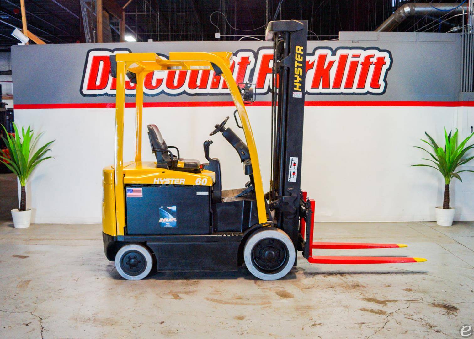 2018 Hyster E60XN Electric Forklift...