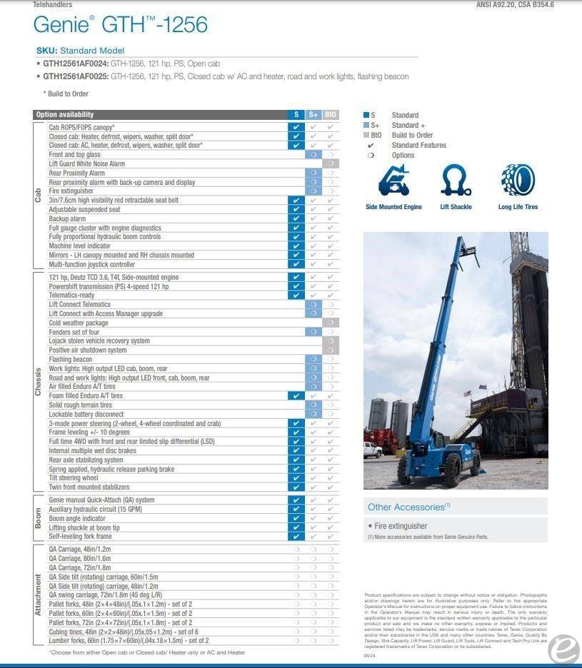 2026 Genie GTH1256