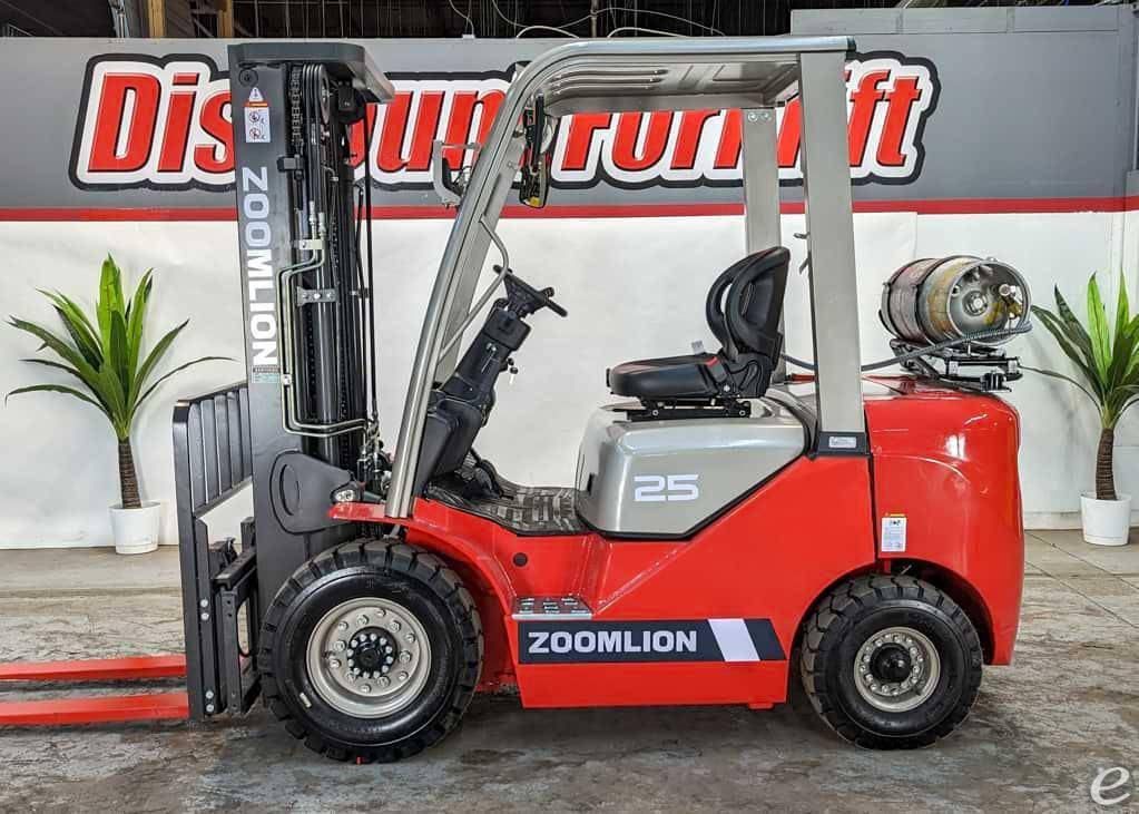 2024 Zoomlion FG30 Pneumatic Tire Forklift - 123Forklift