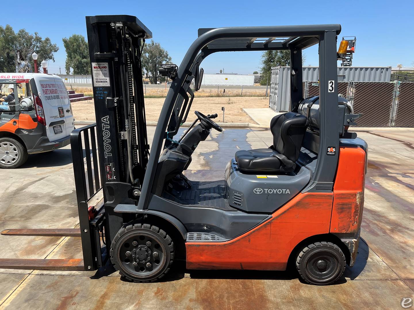 2018 Toyota 8FGCU25 LP Gas Forklift - 123Forklift