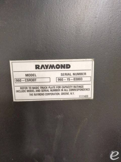 2015 Raymond 960-CSR30T