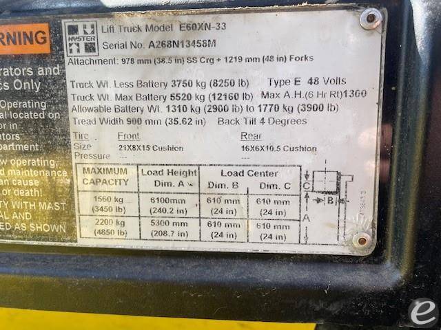 2014 Hyster E60XN