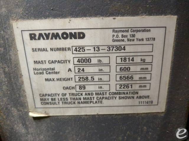 2013 Raymond 425-C40QM