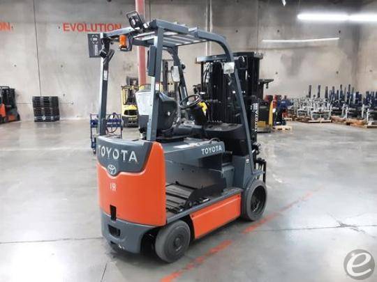 2017 Toyota 8FBCHU25 Electric Forklift - 123Forklift