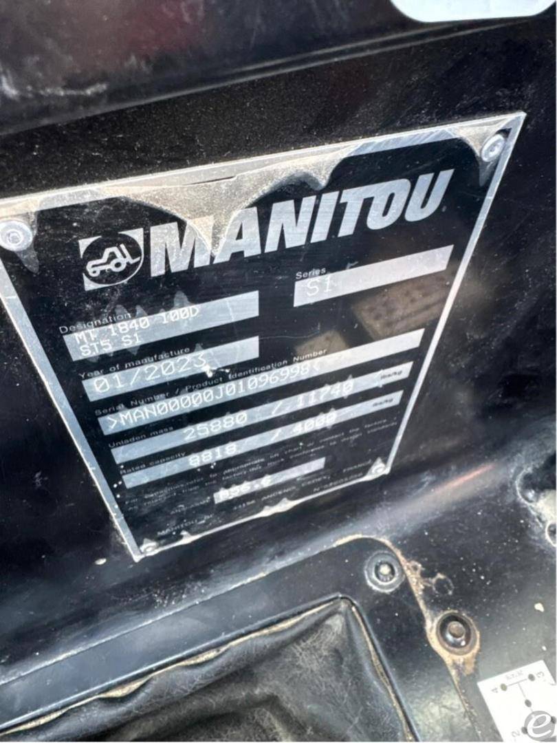 2023 Manitou MT1840
