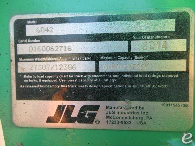 2014 JLG 6042