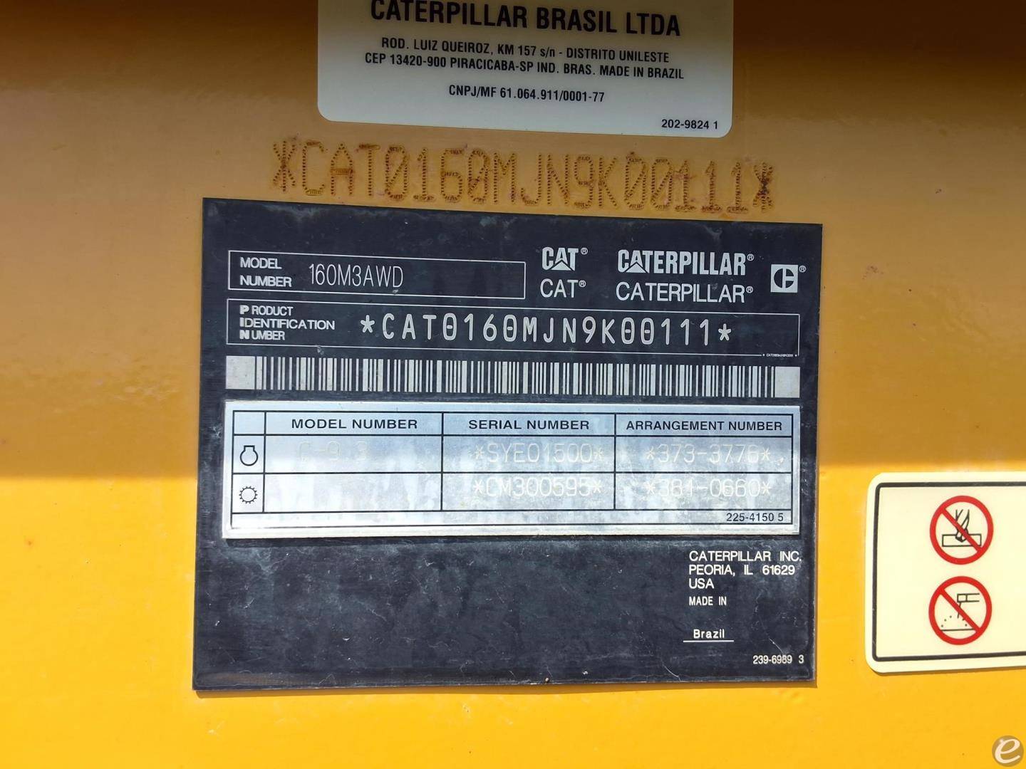 2014 Cat 160M3 AWD