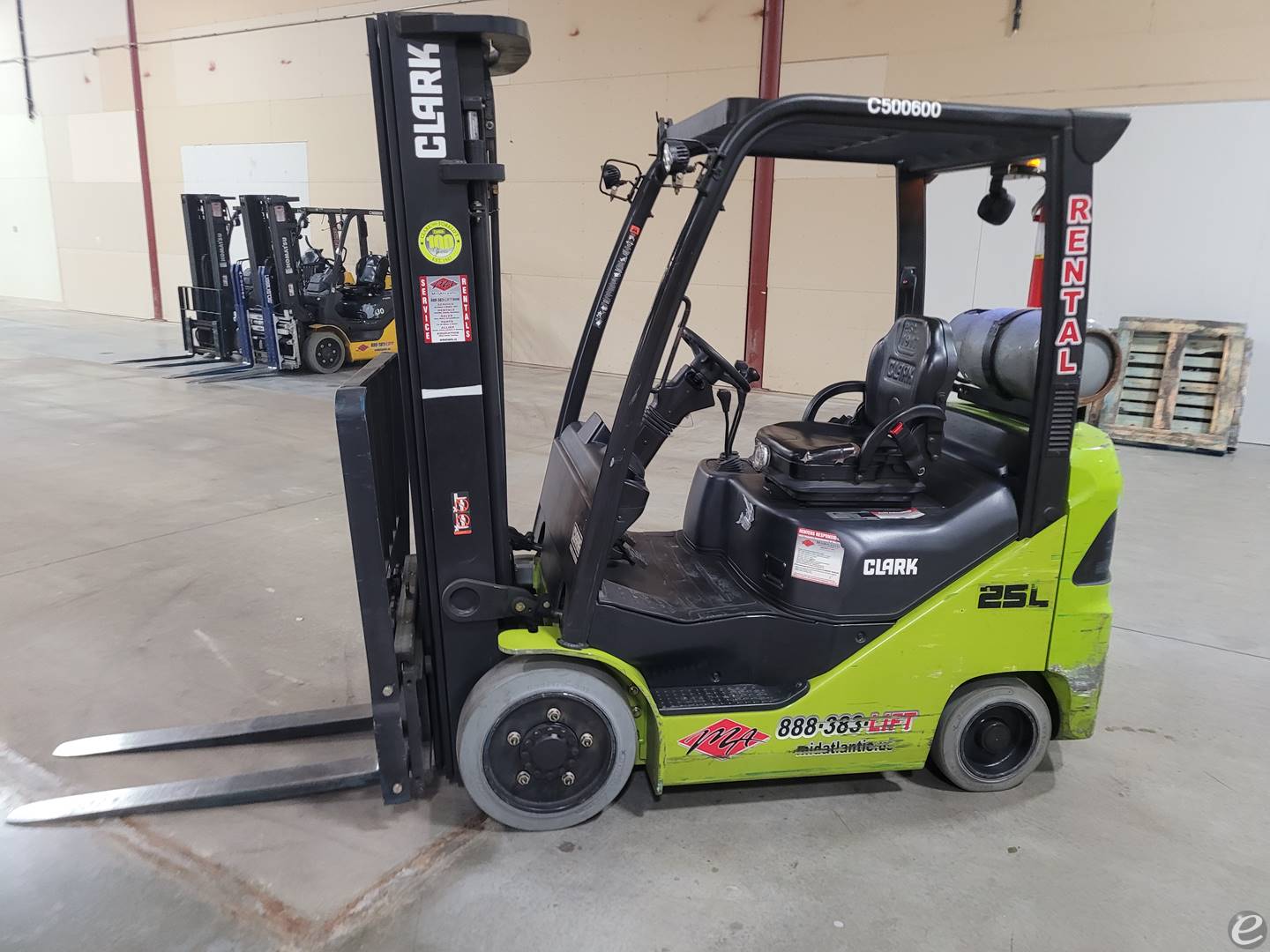2020 Clark S25C LP Gas Forklift - 123Forklift