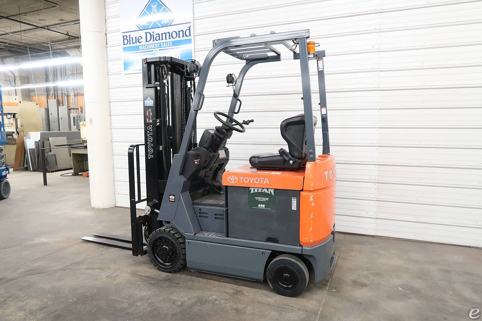 2013 Toyota 7FBCU15 Electric Forklift - 123Forklift