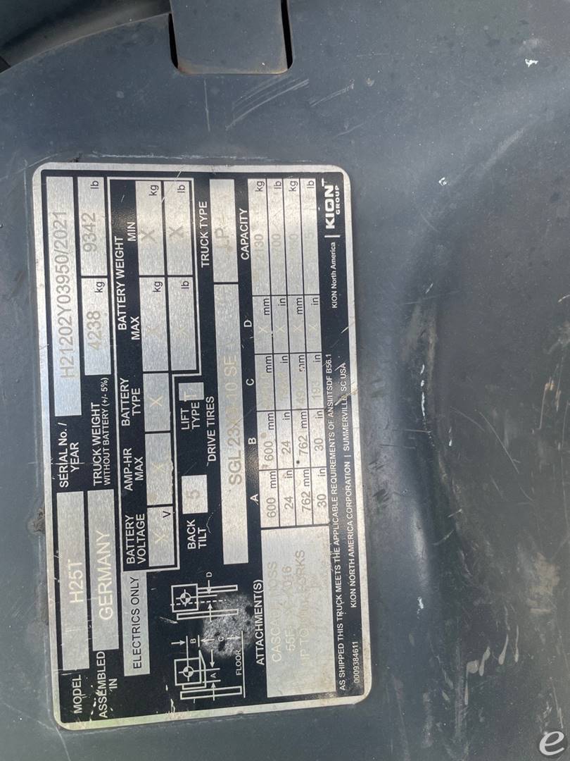 2021 Linde H25T