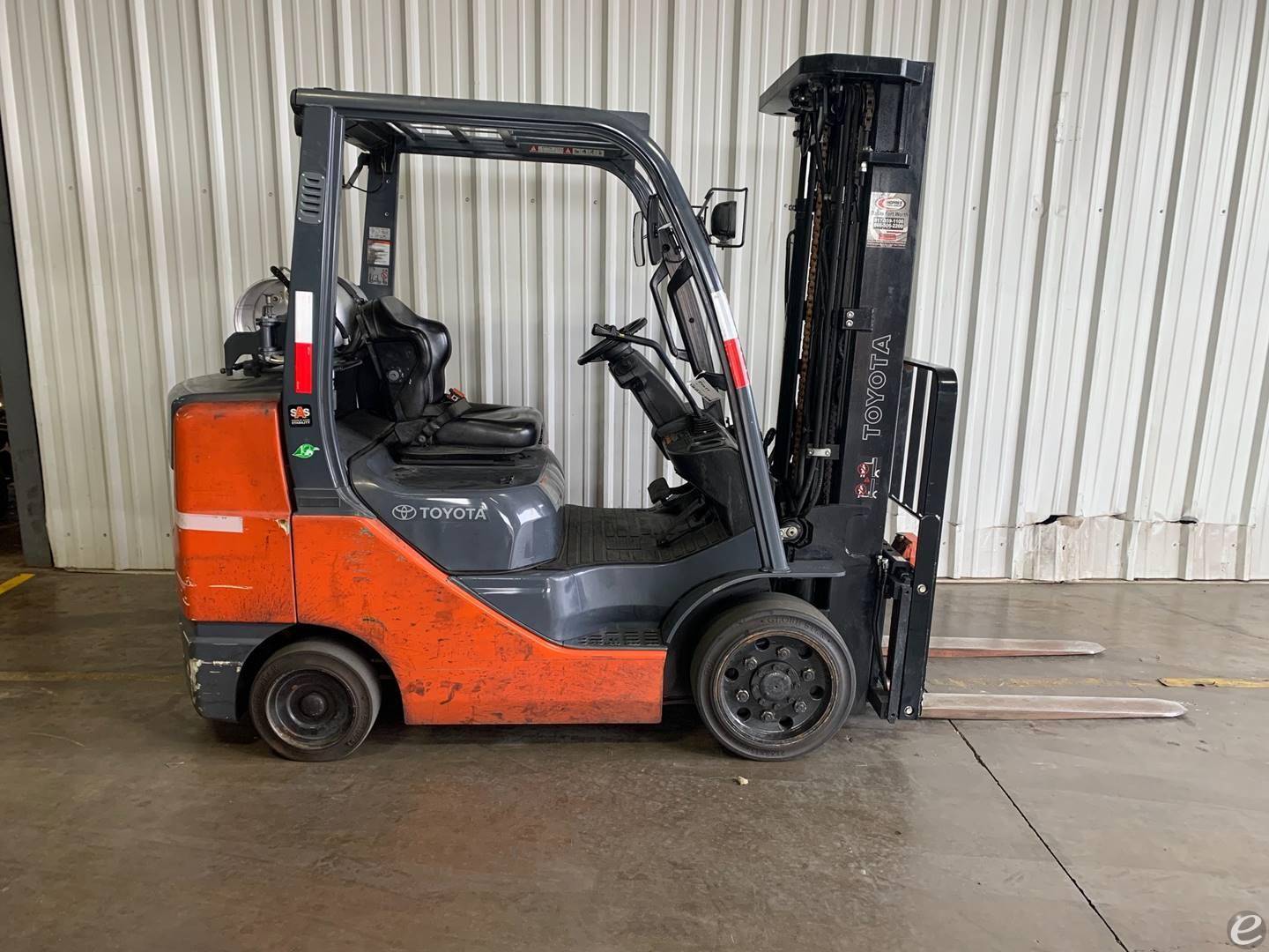 2018 Toyota 8FGCU32 LP Gas Forklift...