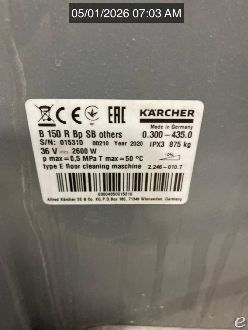 2020 Karcher B150