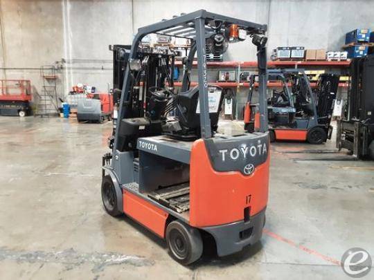 2017 Toyota 8FBCHU25 Electric Forklift - 123Forklift