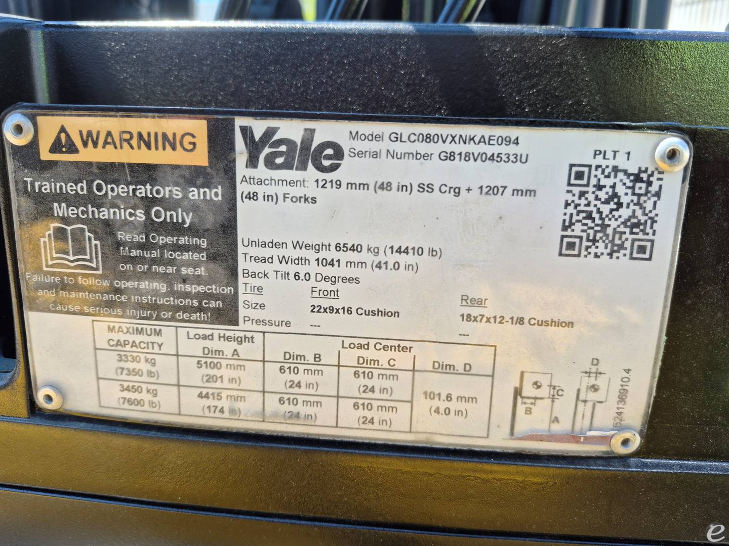 2020 Yale GLC080