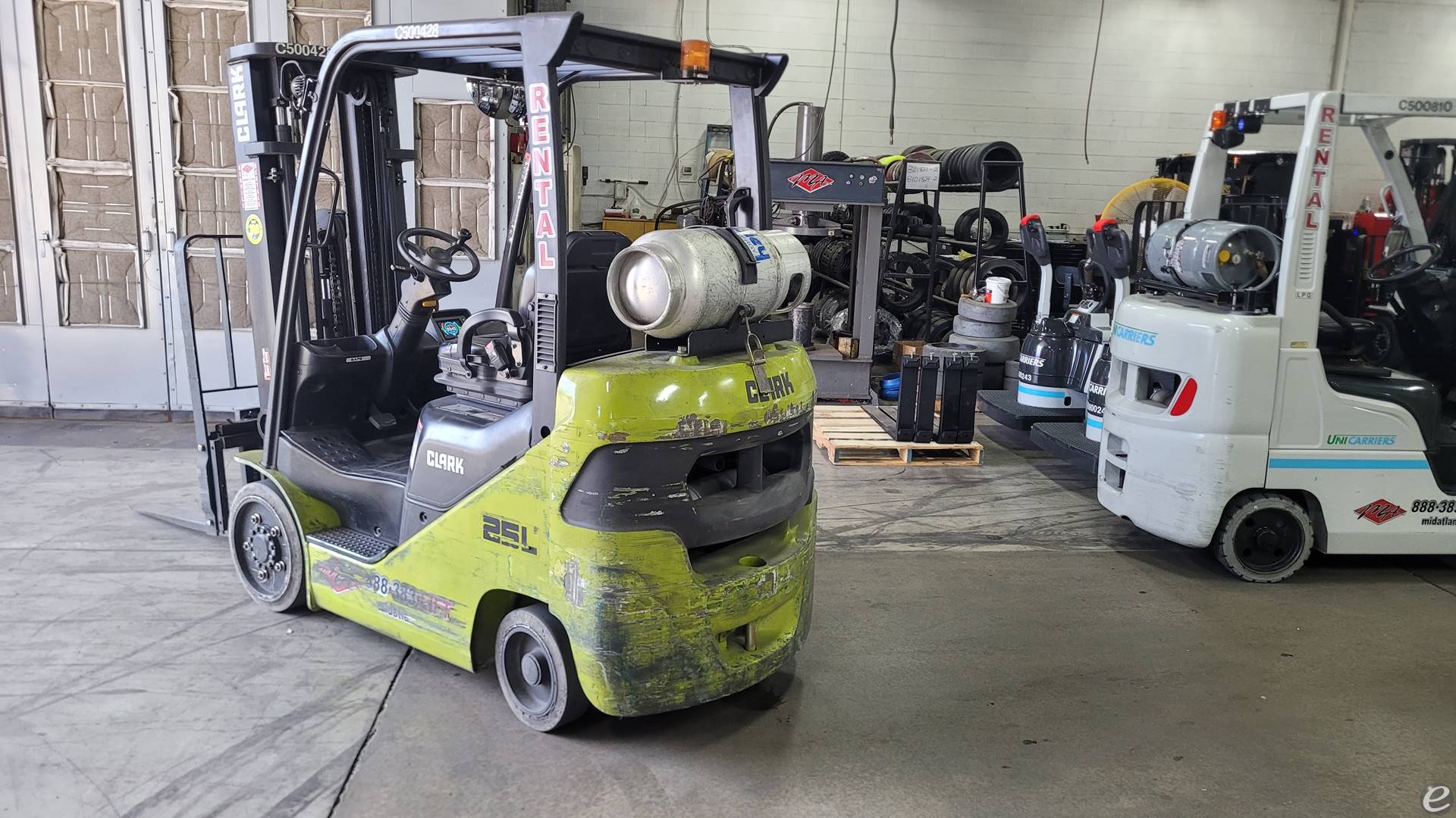 2019 Clark S25C LP Gas Forklift - 123Forklift