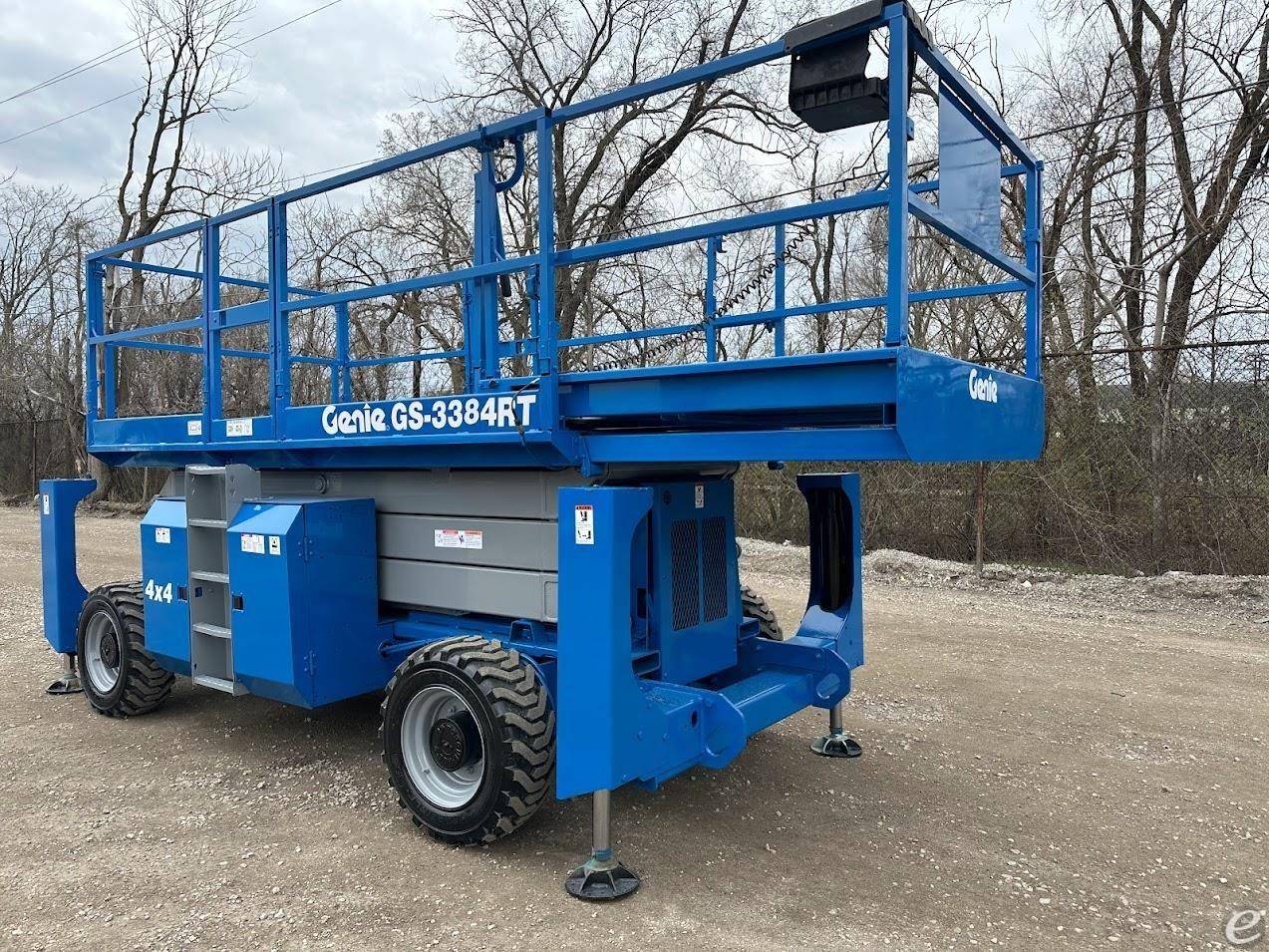 2014 Genie GS3384RT Diesel Scissor Lift - 123Forklift