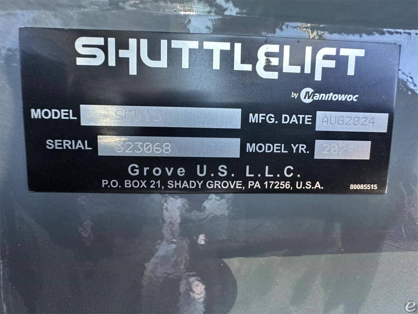 2024 Shuttlelift SCD15
