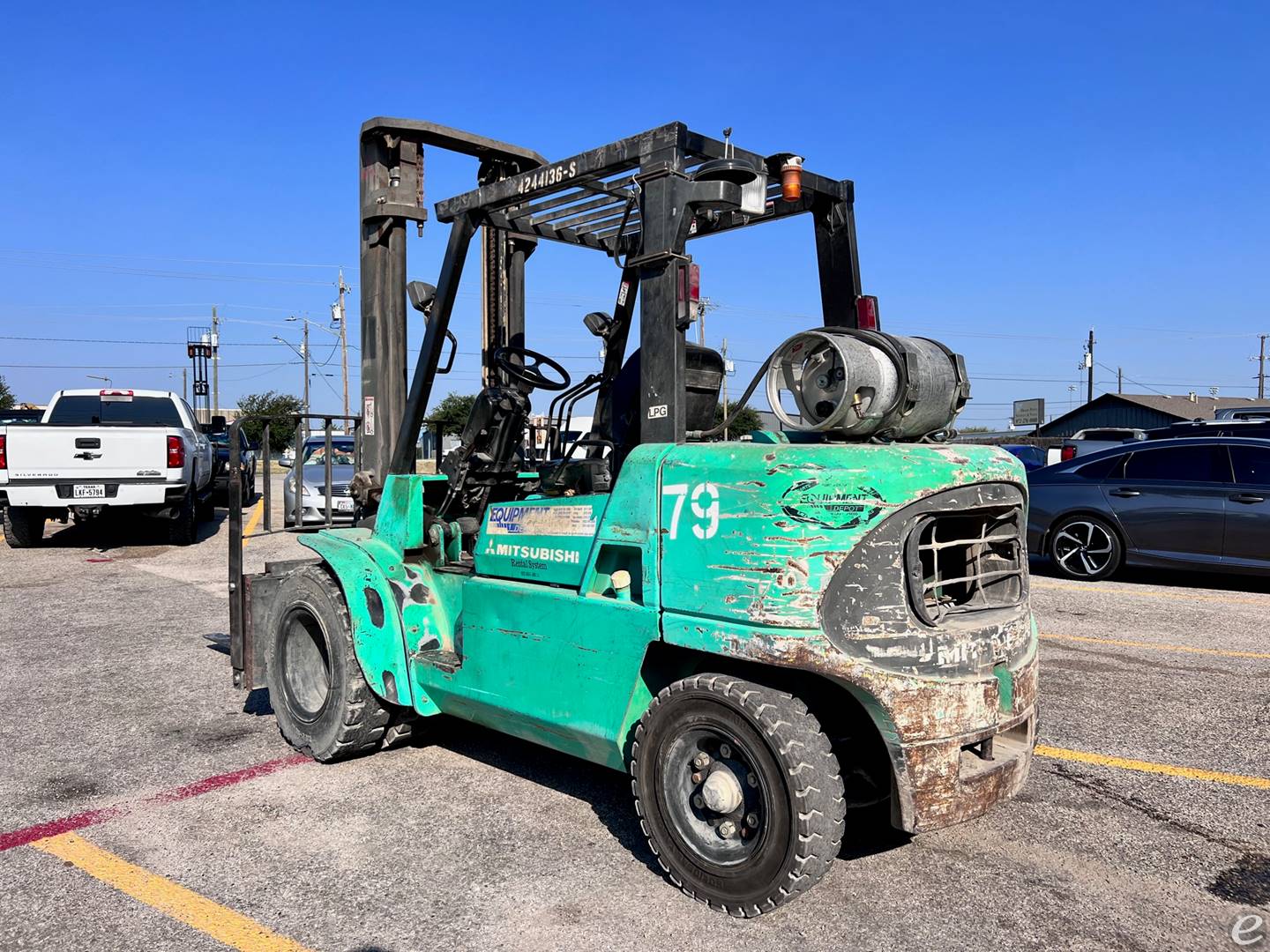 2001 Mitsubishi FG40K LP Gas Forklift - 123Forklift