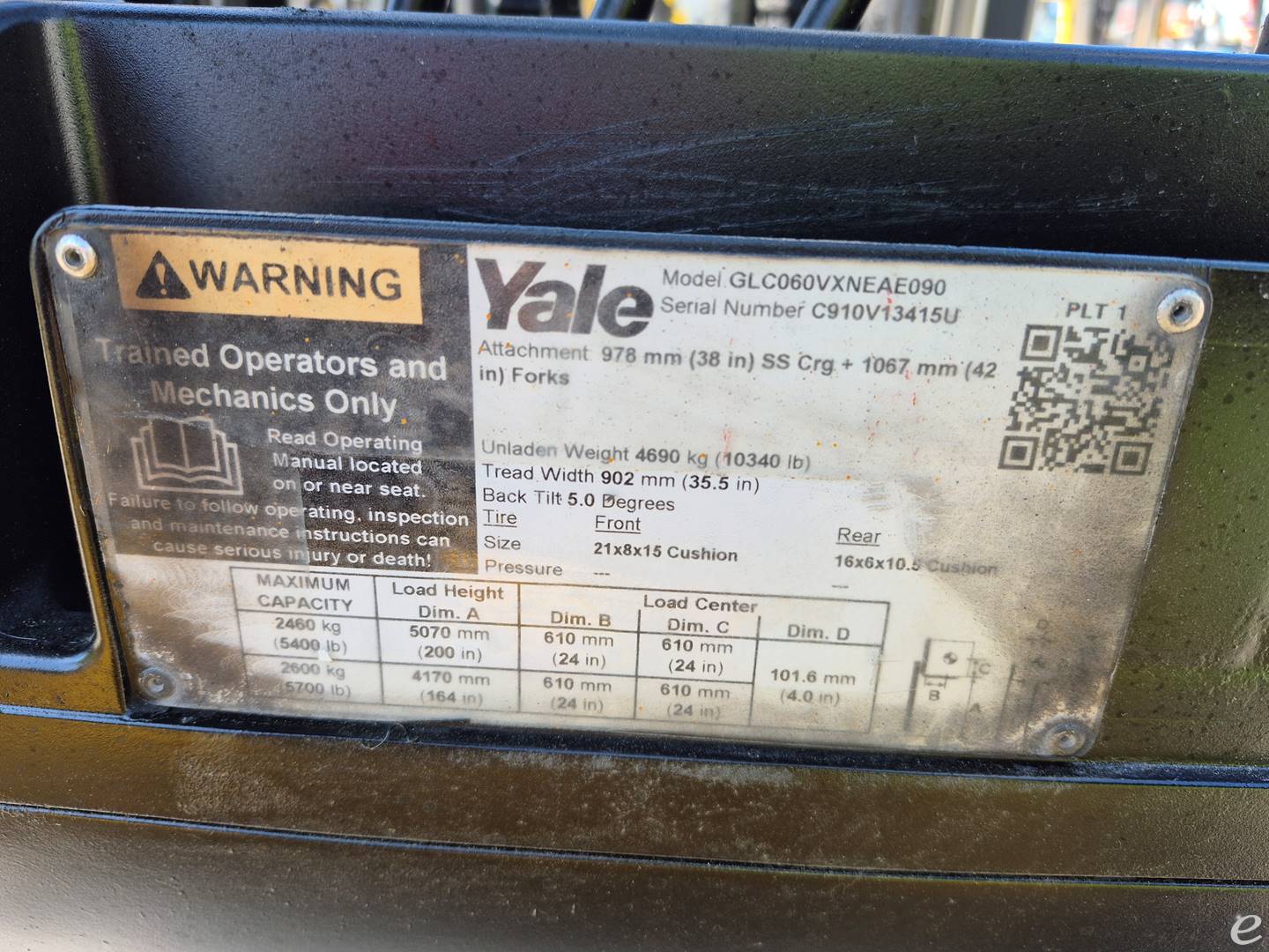 2020 Yale GLC060VX