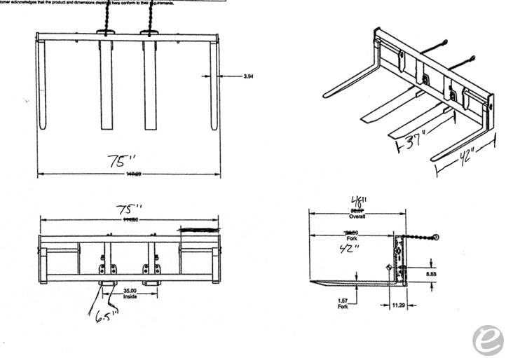 2021 Arrow Fork Spreader