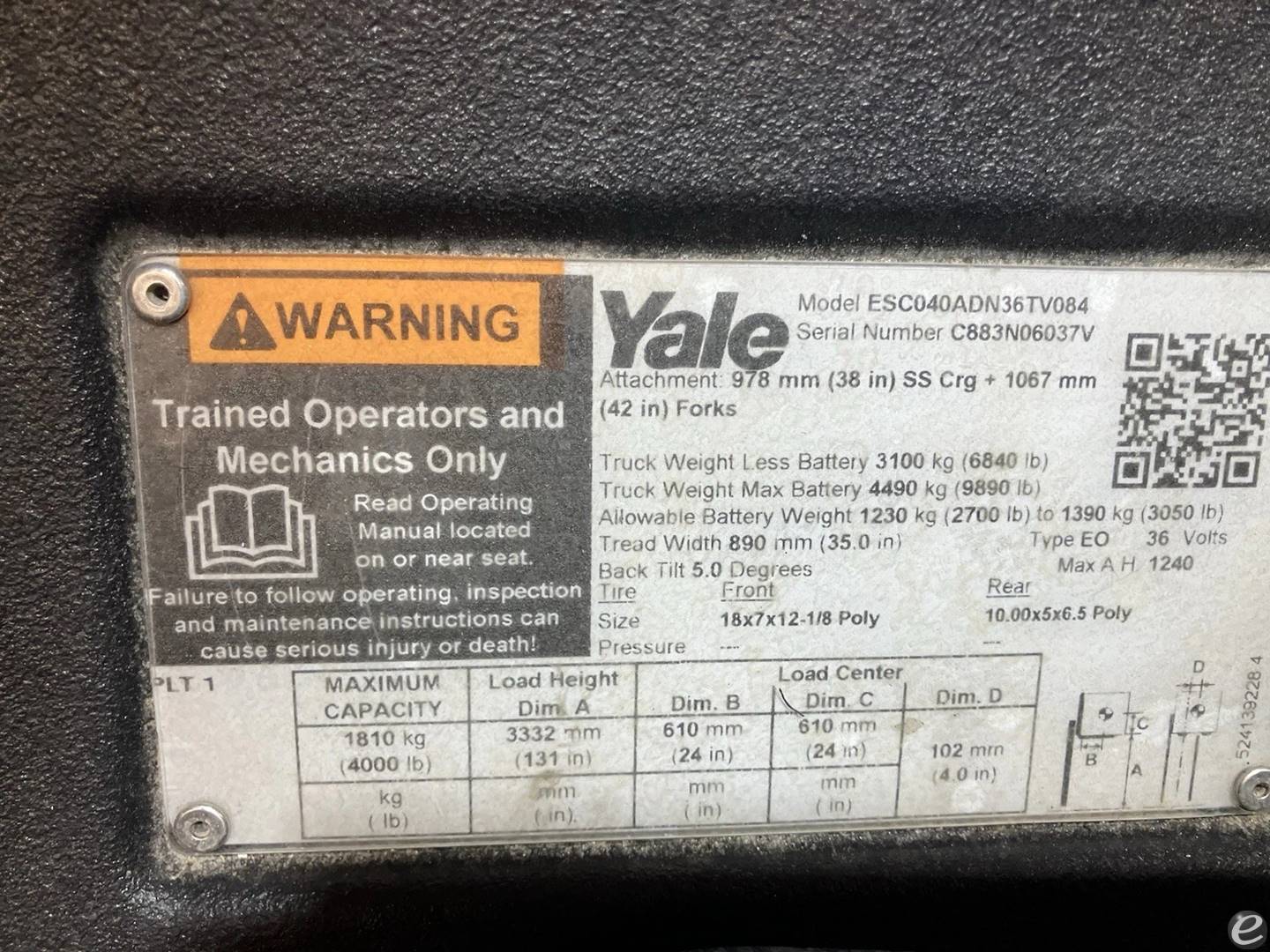 2021 Yale ESC040
