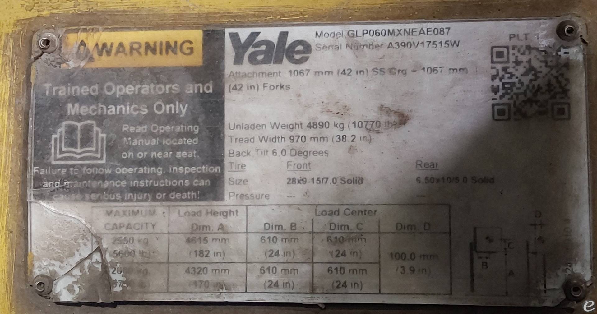 2022 Yale GLP060MX