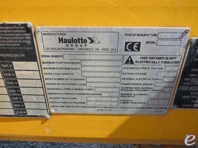 2016 Haulotte Group 4527A