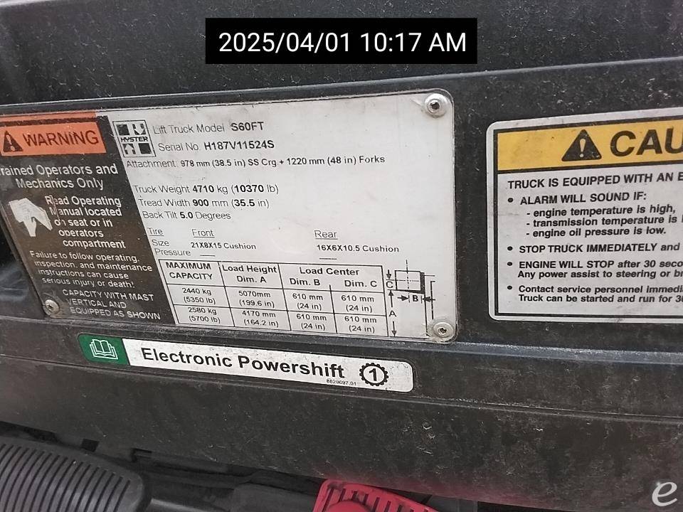 2018 Hyster S60FT