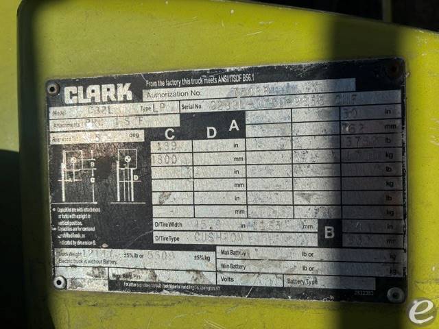 2013 Clark C32CL