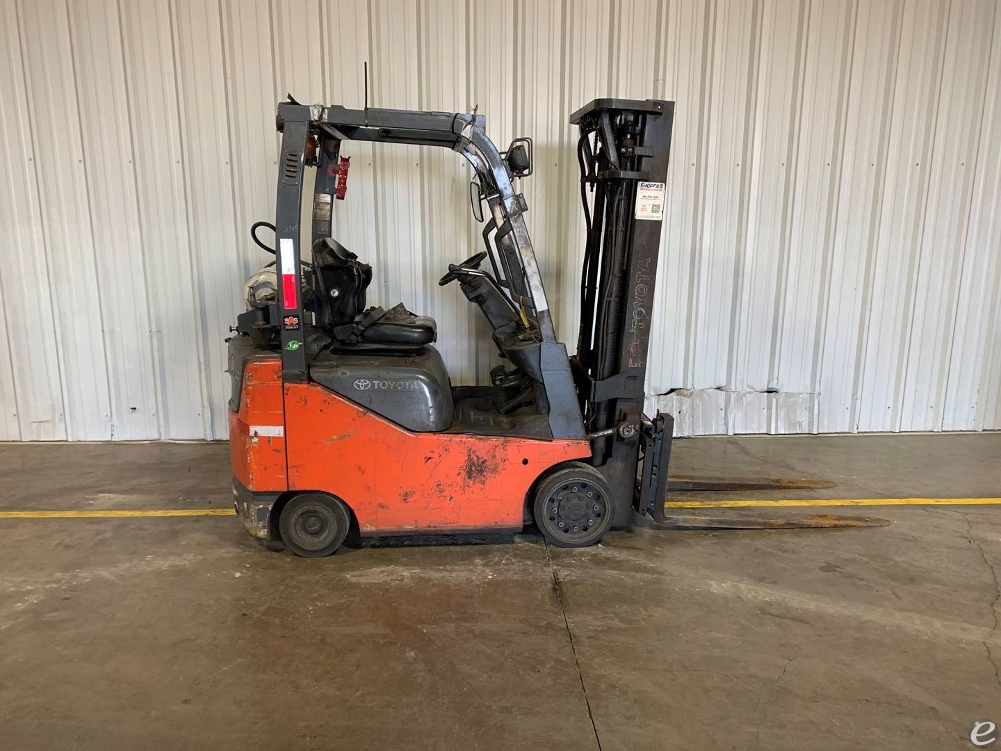 2018 Toyota 8FGCU15 LP Gas Forklift...