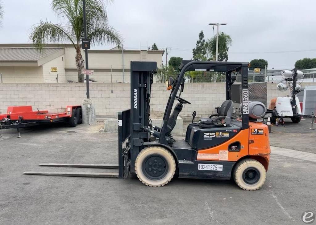 2018 Doosan G25P-5 Dual Fuel Forklift - 123Forklift