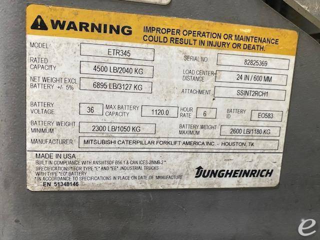 2019 Jungheinrich ETR345