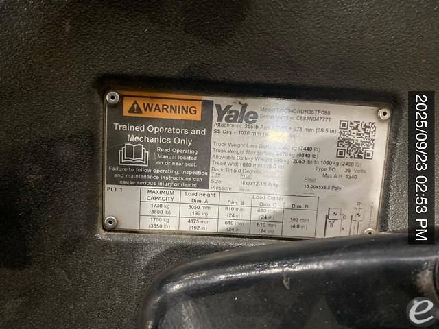 2019 Yale ESC040AD