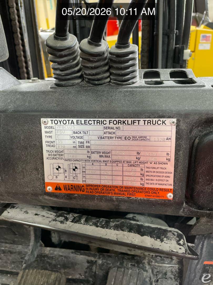 2008 Toyota 7FBCU25