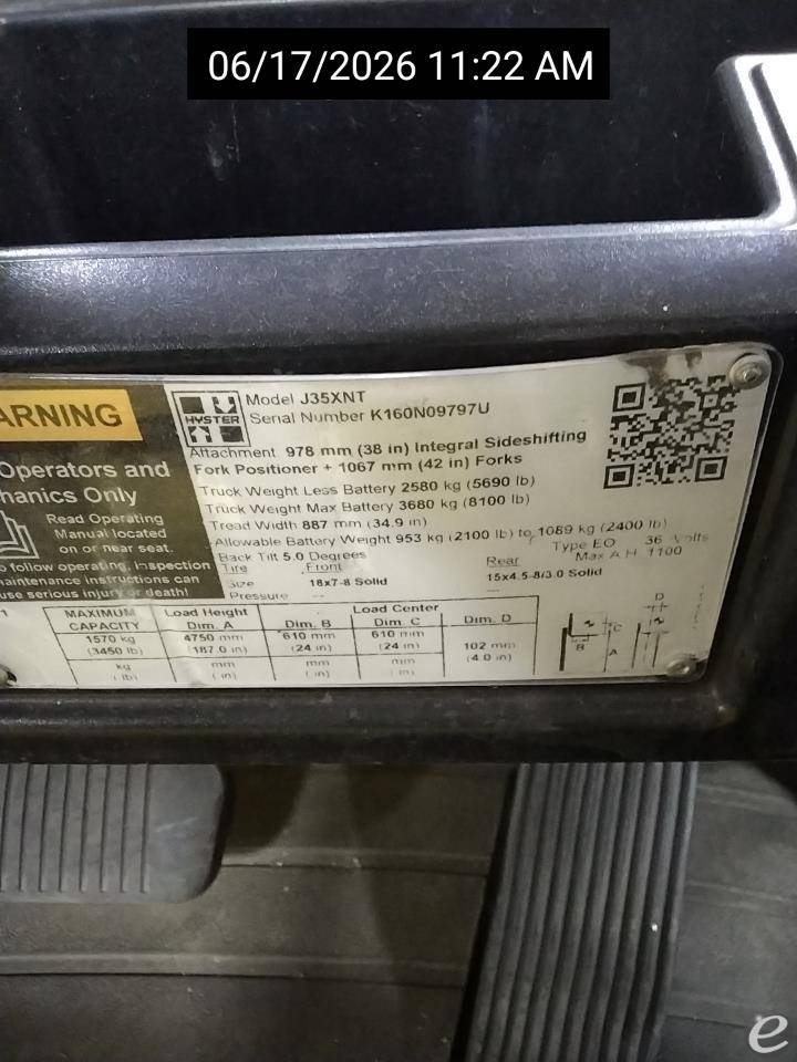 2020 Hyster J35XNT